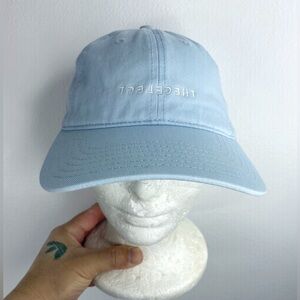 THECELECT Men's Unisex Baby Blue with White Mirror Logo Dad Hat Size OS